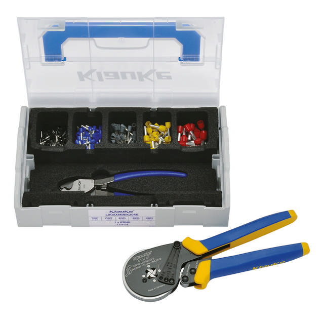 L-BOXX Mini - Coffret avec outil de sertissage K304K et embouts de câble isolés