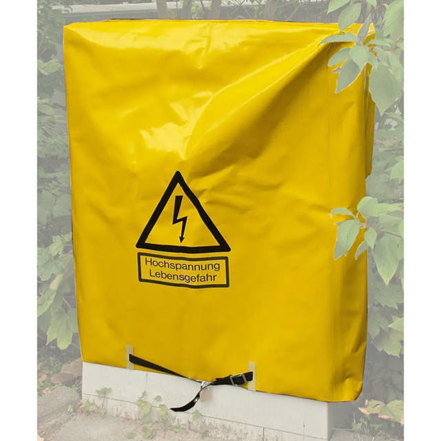 Housse de protection pour armoires électriques jaune 