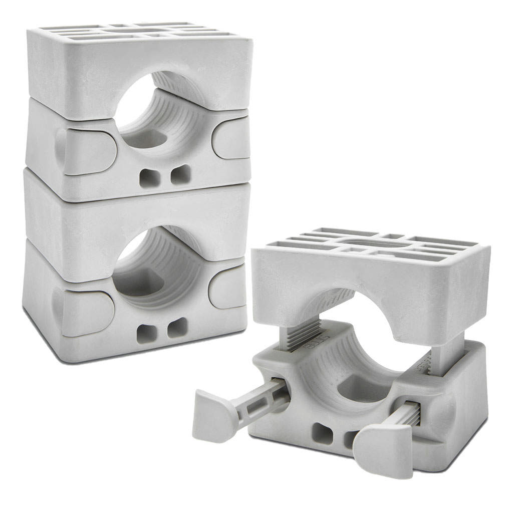 Clames pour fixation sans écrou sans pied rotatif