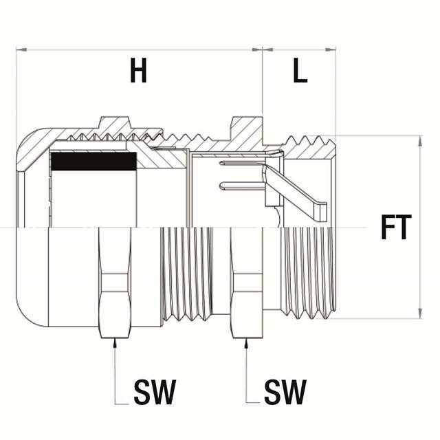 RO - Presse-étoupe - LN - PG - EMC