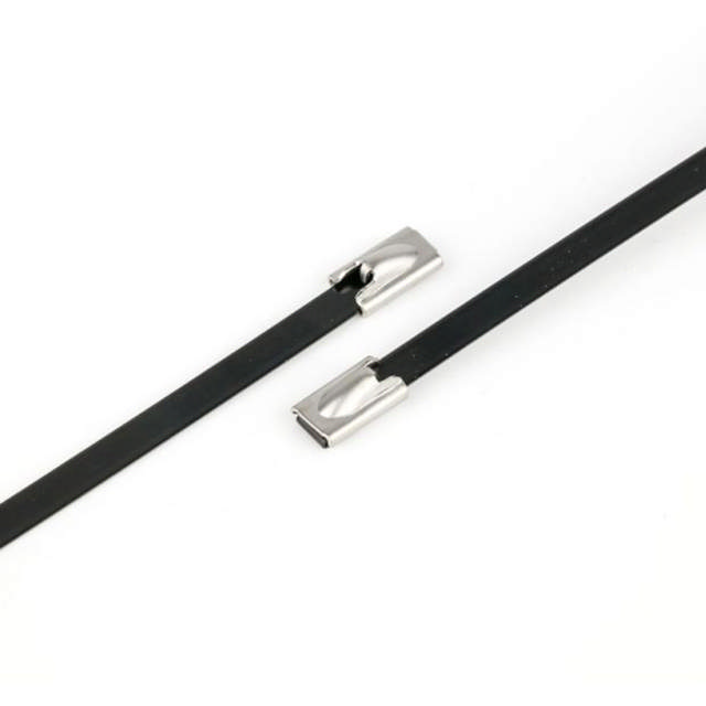 Colliers de serrage inox ball-lock AISI 304 - revêtu