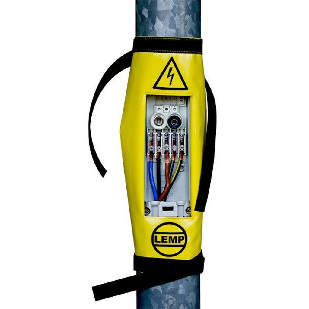 Housse de protection pour mâts d'éclairage