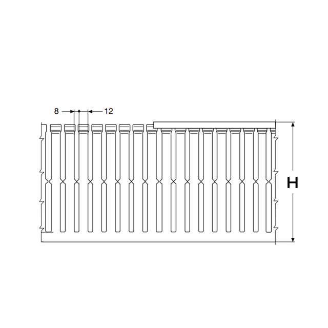 Chemin de câbles PVC 8/12mm