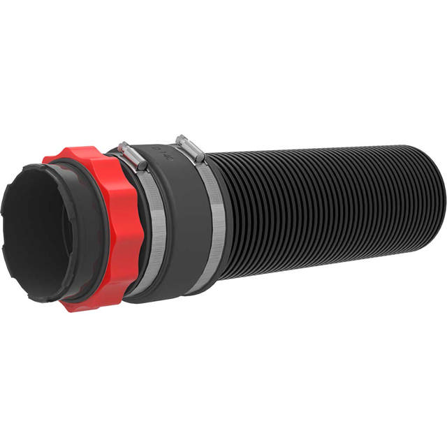 Couvercle avec technique de manchons pour tuyaux annelés