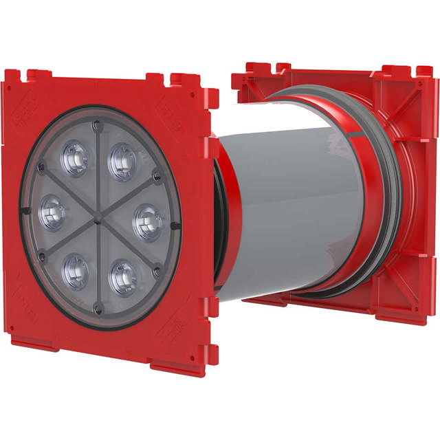 Passage étanche double