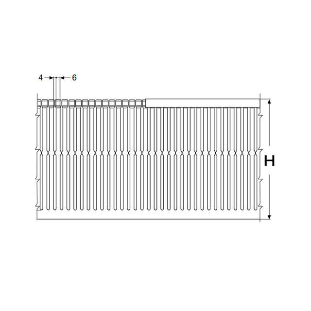Chemin de câbles PVC 4/6mm