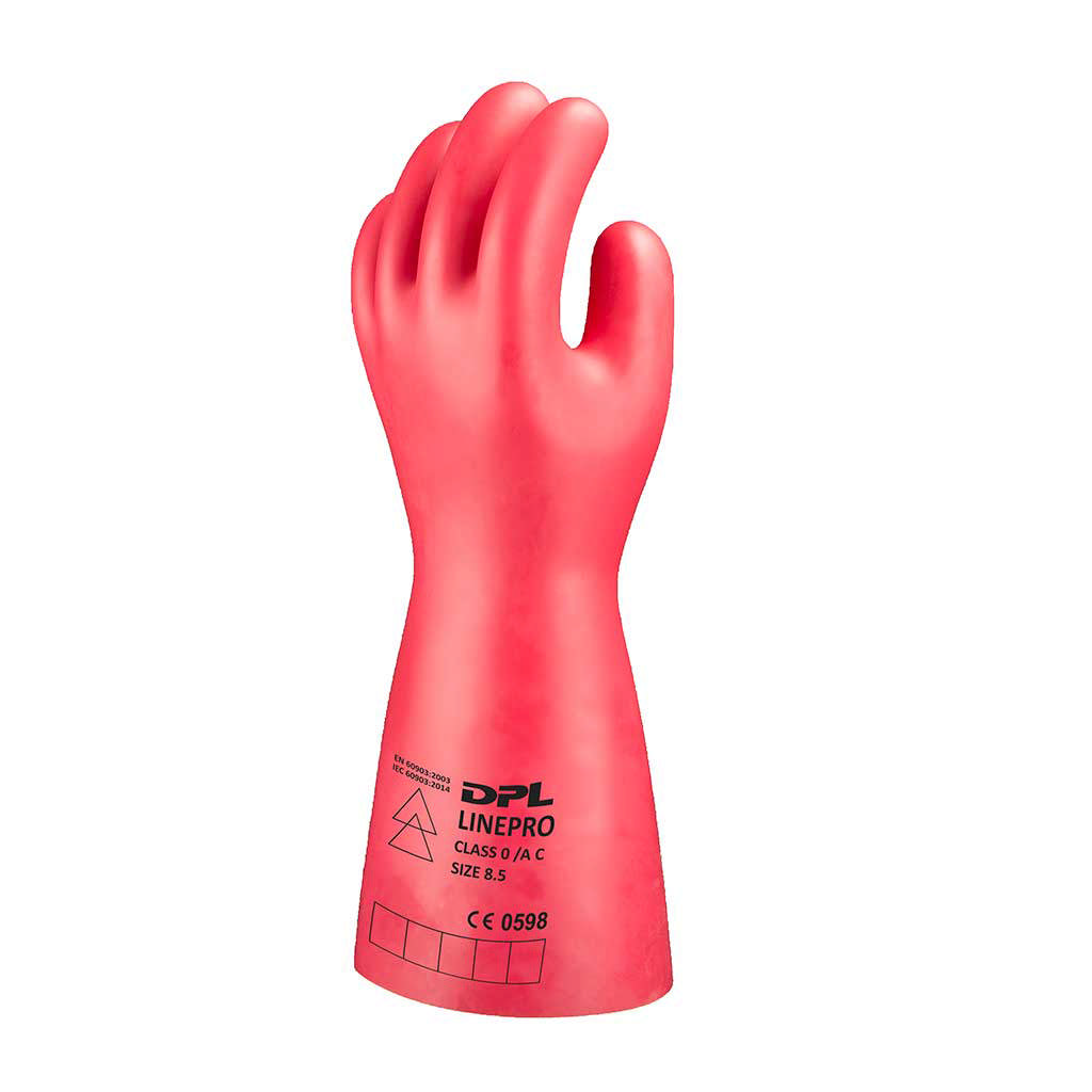 Gants isolés en caoutchouc (Max 39kV DC)